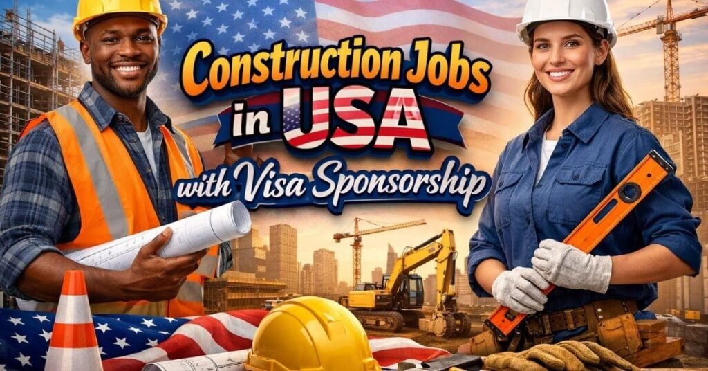 Construction Jobs in the USA With Visa Sponsorship