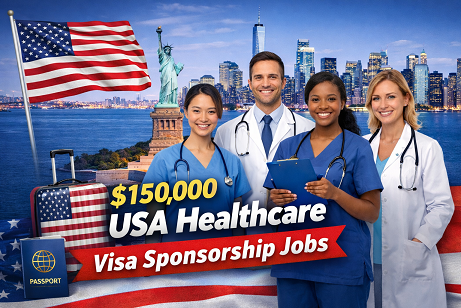 $150,000 USA Healthcare Visa Sponsorship Jobs